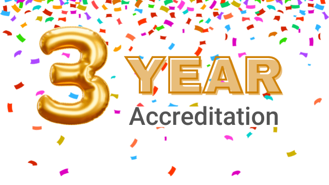 3 year accreditation